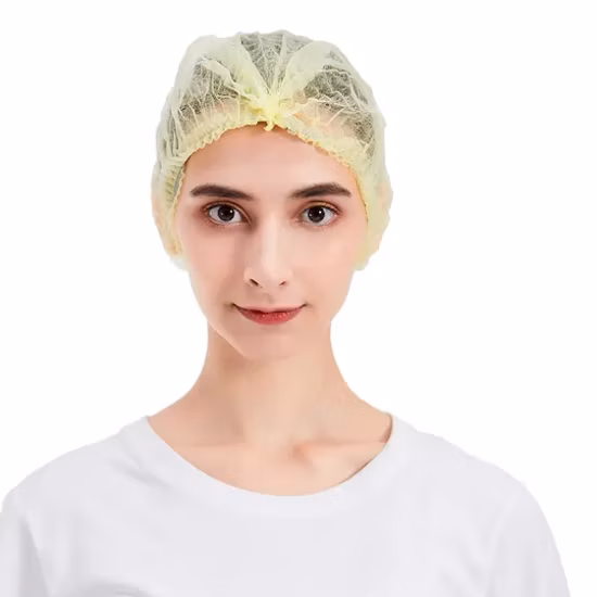 Einweg/Vlies/Mob/Chirurgie/Bar/Medizin/Peeling/Streifen/Clip/Bouffant-Kappe für Krankenschwester/Arzt/Chirurg/Clip/Mop Einweg-Bouffant-Kappe